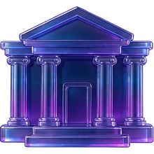 金融保险 3D 图标